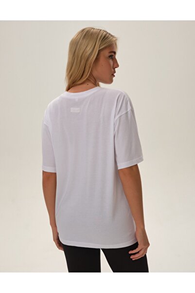 ESOTIQ BLOOVII Women's Oversize T-Shirt Lightweight Relaxed Fit 100% Cotton Breathable | Jal