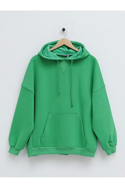 HİJABAYA Ιδρώτας με κουκούλα καγκουρό Pocket Ribbed