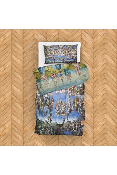The Lucid Lab Garden of Earthly Delights & Last Judgment Double-Sided Duvet C...