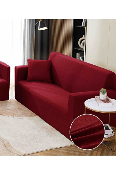 Inovius Husa Canapea 3 Locuri Elastica Moderna Bordo