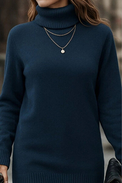 GENCULUS   Women's Long Sleeve Turtleneck Knitwear Blouse