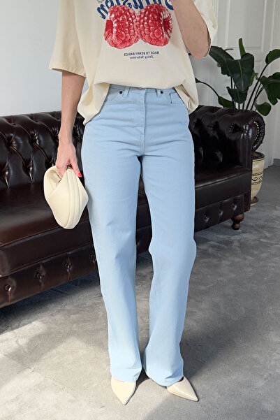 MAGARDE Pantaloni Originali Boru Paça - Albastru Bebeluş