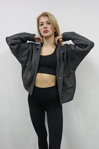 Leina كارديجان كاجوال مع جيوب