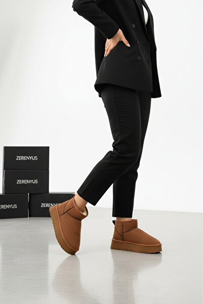 Zerenyus Uges Suede Thick Sole Premium Boots with Fur Inside