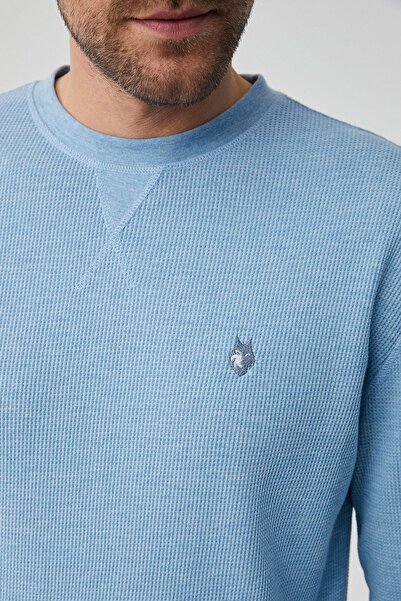 First Touch Cotton Circular Neck Long Sleeve Men's Pajama Set