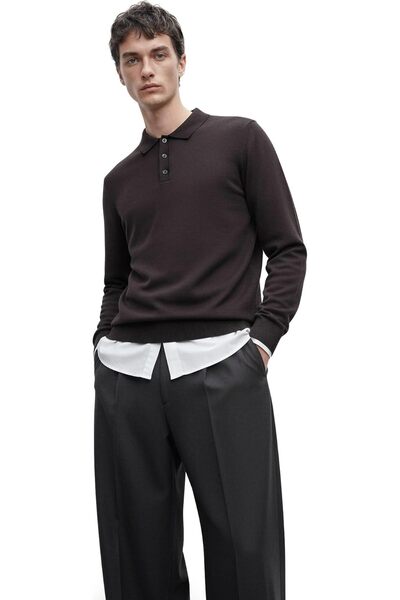 ANTHONY JACKSON Premium Men's Polo Neck Knitwear Sweater Massimiliano