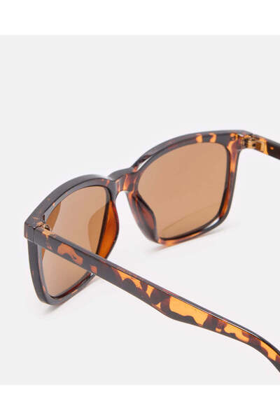 REDTAG Men Brown Wayfarer Sunglasses