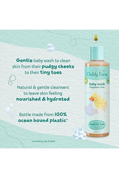Childs Farm - Baby Wash Unfragranced 250 ml (Pack of 1)