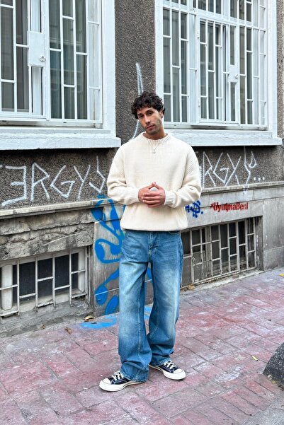 Flaw Wear Ribbed Knitwear Sweater