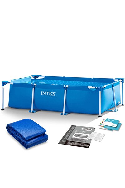 Other Basen ogrodowy stelażowy 220 x 150 x 60 cm 2w1 INTEX 28270