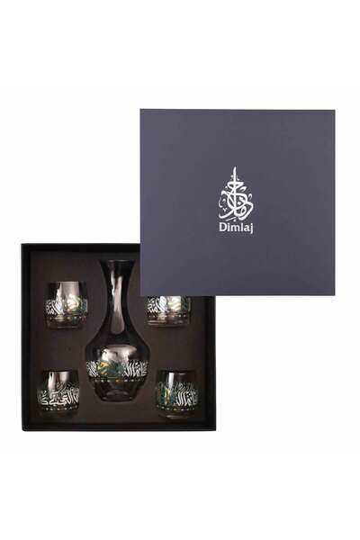 Dimlaj Wurood Glass Drink Set CB/5-Gold