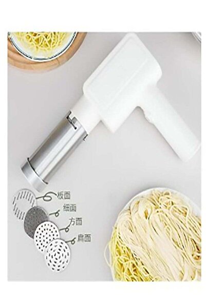 Generic Electric Pasta Maker, Handheld Press Noodle Maker with 6 Moulds