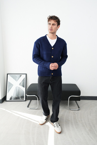 MARRAKECH Buttoned Oversize Cardigan