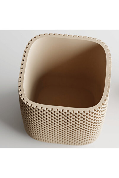 Homentum Velthy | Decorative pot with double-ribbed texture – 12 cm