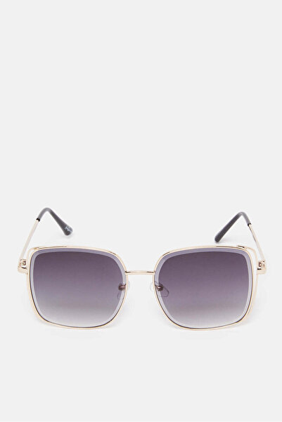 REDTAG Women Black Oversize Sunglasses