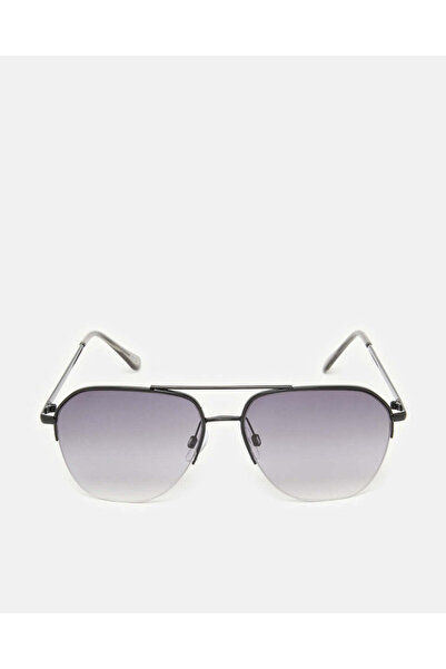 REDTAG Men Grey Aviator Sunglasses