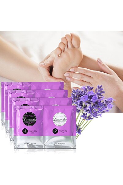 UNIQVIBE Jelly Spa Bath Salt Set with Gel Effect, Hydration and Aromatherapy, Purple