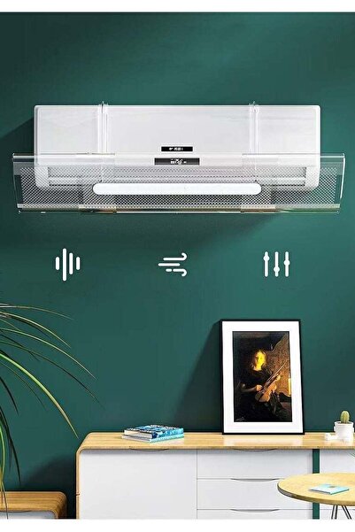 EXCLIFE Air Conditioner Air Deflector — Adjustable Wind Shield for Air Outlet