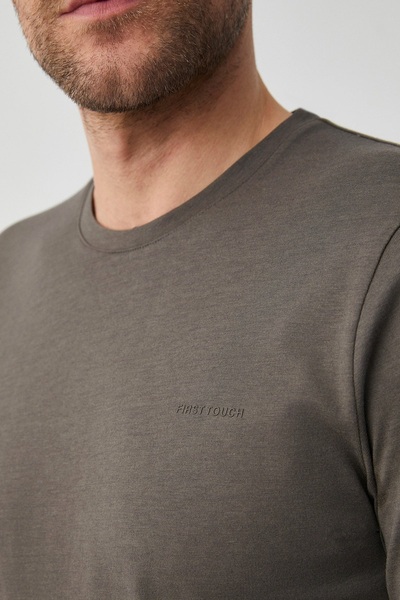 First Touch Cotton Circular Neck Long Sleeve Men's Pajama Set