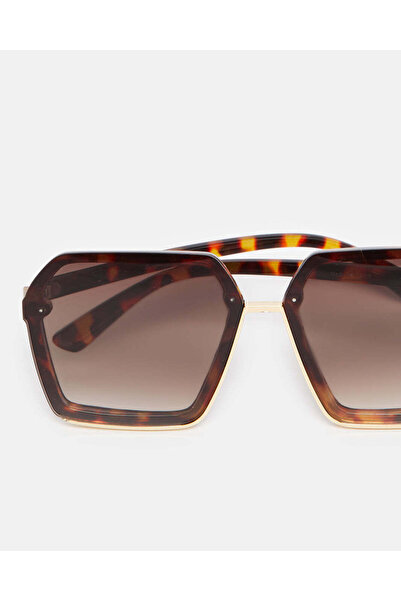 REDTAG Women Brown Oversize Sunglasses