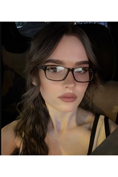 MERISU Dikdörtgen Kahve – Desenli Saplı Unisex Gözlük – Optik Cam Değişimine Uygun