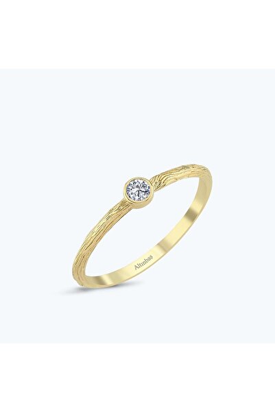 Altınbaş Altın Tektaş Yüzük