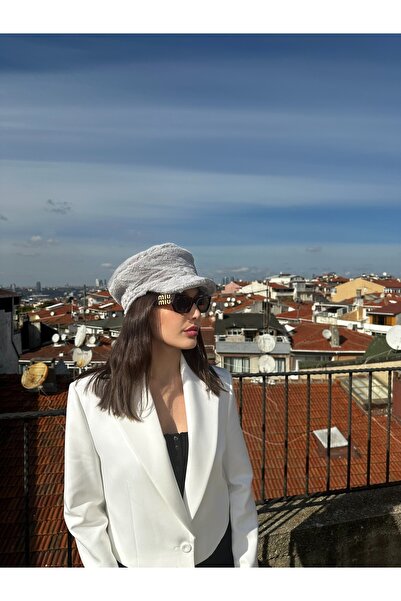 Mollycrush Newsboy Winter Newsboy Cap Plush Captain Women's Cap