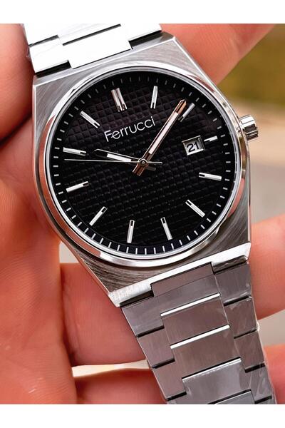 Ferrucci Steel Cord Calendar Dial 2 Years Warranty 3Atm Water Resistant Men's Wristwatch F.U3625.03