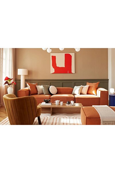 Vivense LENA KETEN MODÜLER KÖŞE KOLTUK, TARÇIN