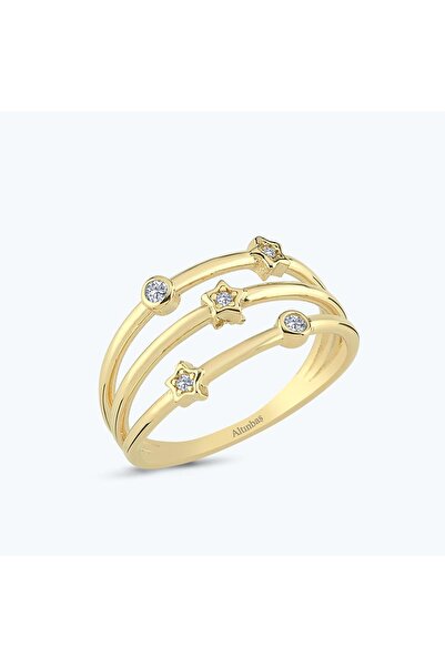 Altınbaş Altın Taşlı Yıldız Yüzük