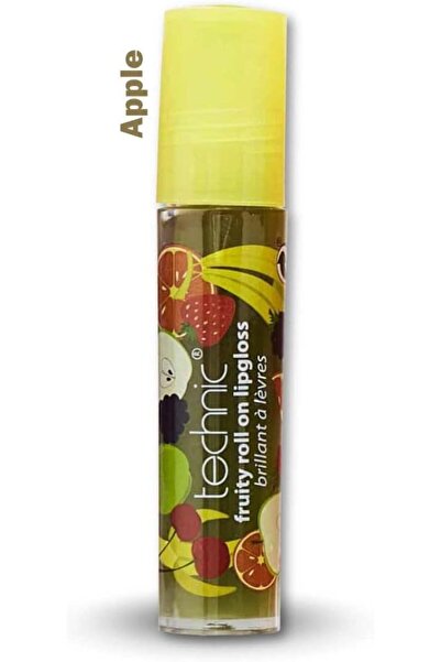 TECHNIC ملمع شفاه رول أون برائحة الفواكه - تفاح | ملمع شفاه رول أون مرطب، برائحة حلوة | نباتي