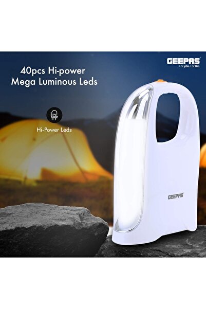 Geepas Rechargeable Led Emergency Lantern, Color May Vary, GE5596