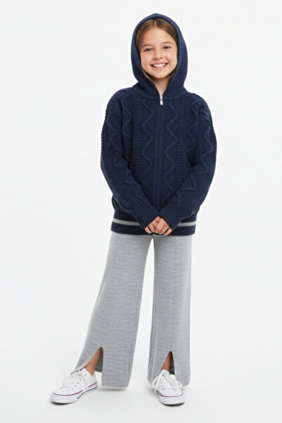 MODANINO Girl's Knitwear Knitted Top and Bottom Set (Cardigan and Bottom) 10-...