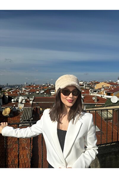 Mollycrush Newsboy Winter Newsboy Cap Plush Captain Women's Cap