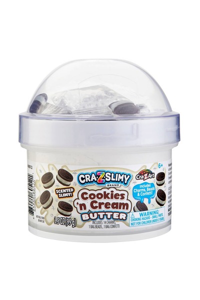 CRA-Z-SLIMY مجموعة سلايم الكوكيز والكريمة على شكل قبة (للأعمار من 6 سنوات فما...