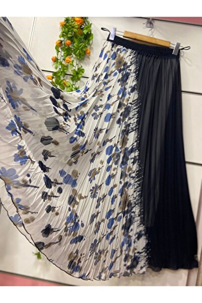 edu collection Шифон з симетричним візерунком, бохо, спідниця з підкладкою