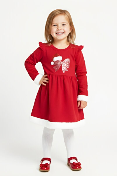 MODANINO فستان بناتي بتصميم العام الجديد مكون من خيطين مبطن بالصوف 12433