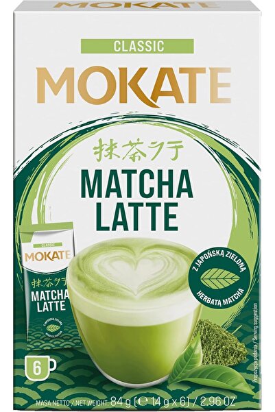 mokate لاتيه ماتشا كلاسيكي، 6 حصص، 84 غرام