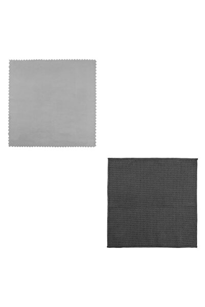 AVA Microfiber cloths for stainless steel surfaces - 2pcs