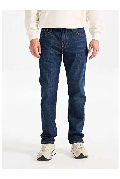 Levi's Lse 502 Taper Men's Dark Blue Jean Denim Pants A2088-0050