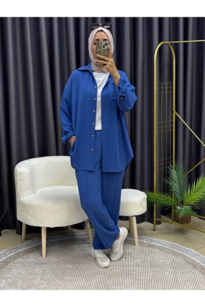 LY LEYO TEKSTİL Plain Shirt Suit