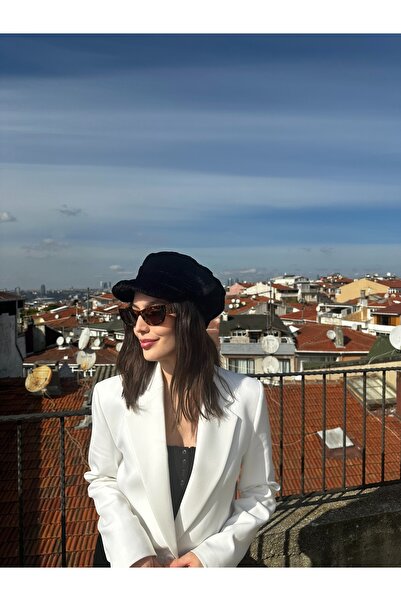 Mollycrush Newsboy Winter Newsboy Cap Plush Captain Women's Cap