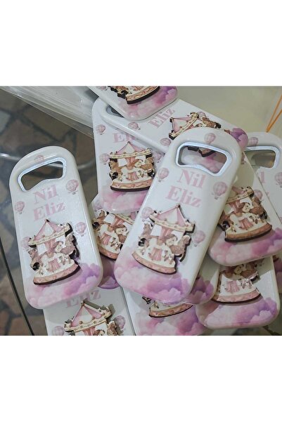 Ufuk Çizgisi Atlı Karınca Temalı Kız Bebek Açacak Hediyelik Magnet 20 li Paket