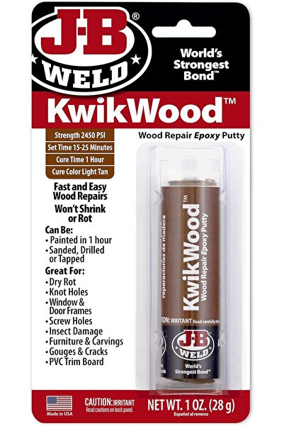 Generic معجون إيبوكسي لإصلاح الخشب من J-B Weld Tan KwikWood، 1 أونصة