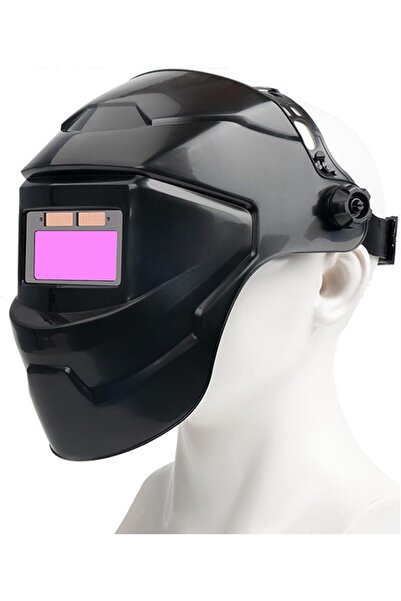EACAM Solar Auto-Darkening Welding Helmet - Rechargeable Welding Mask, PC Fac...