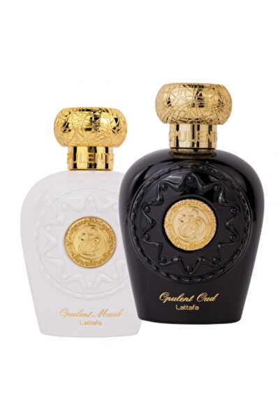 lattafa Pack of 2 perfumes: Safwaan L'autre Oud 100 ml + Safwaan L'autre Musk 100 ml