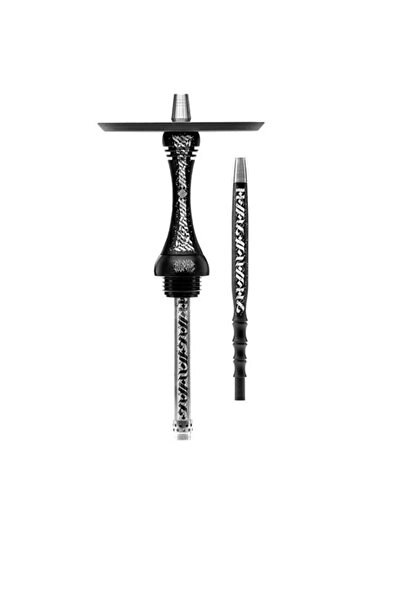 mit nargile dukkani Alpha Hookah Model X Artist Collection Black Matte Nargil...
