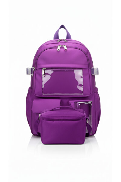 Genel Markalar Kore Model İlkokul Çantası Aksesuarlı Ortopedik Çocuk Sırt Çan...