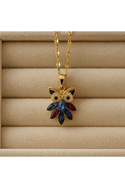 Linken Gold Baykuş Çelik Kolye