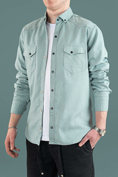 bombe Men's Denim Shirt